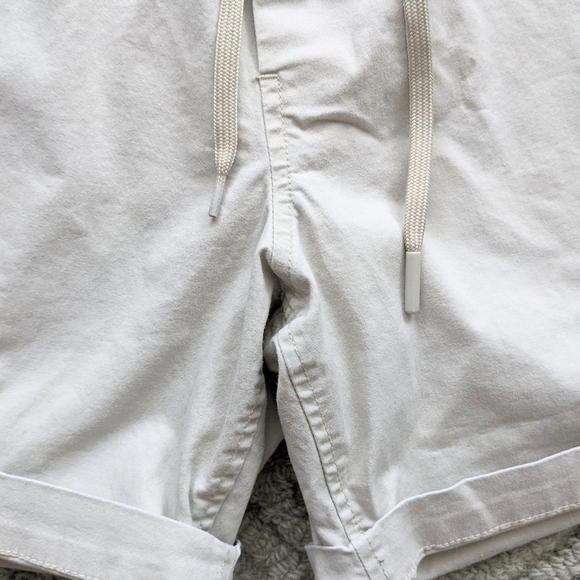 CALVIN Klein cotton beige comfy shorts elastic waist Large @L - Picture 6 of 9